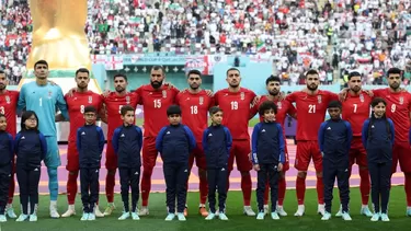 Iraníes no entonaron su himno. | Foto: AFP/Video: Latina