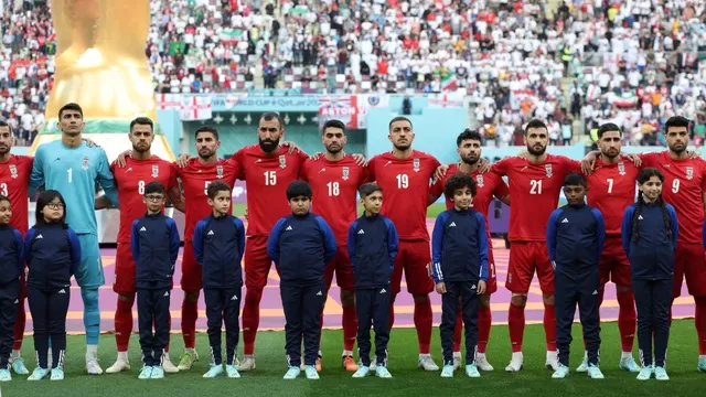 Qatar 2022: Iraníes se abstienen de cantar su himno antes de enfrentar a Inglaterra