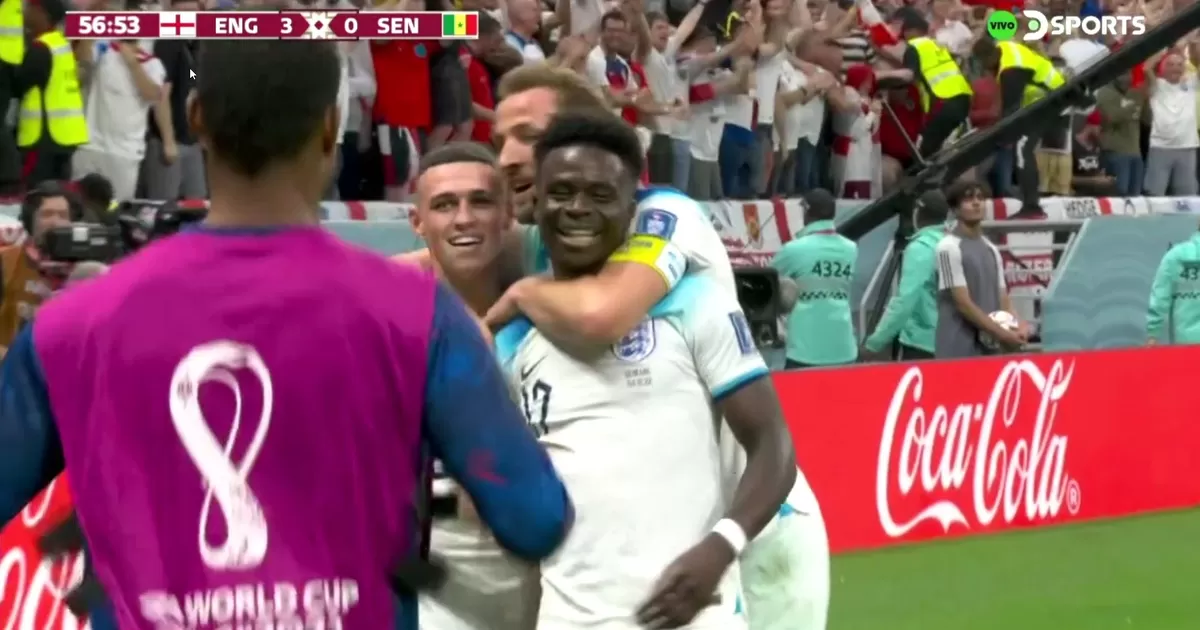 Inglaterra vs. Senegal: Saka anotó el 3-0 para los 'Tres Leones' en el  partido | America deportes