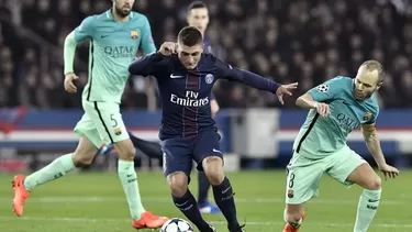 Ambos se enfrentaron en el PSG-Barcelona.