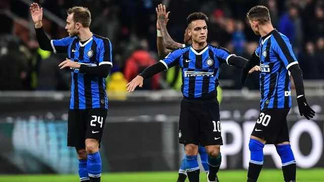 Inter de Milán celeberó este miércoles | Foto: AFP.