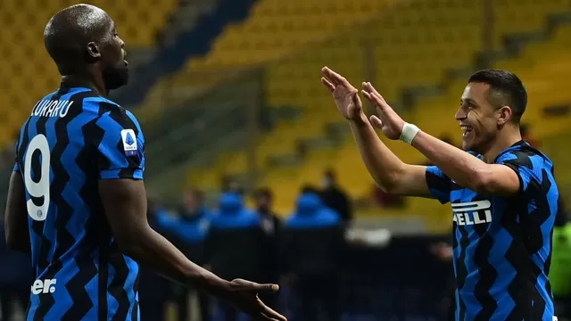 Inter: Lukaku lideró ataque a pura potencia y Alexis Sánchez definió con clase