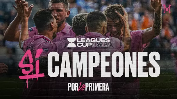 Inter Miami campeón. | Fuente: @InterMiamiCF