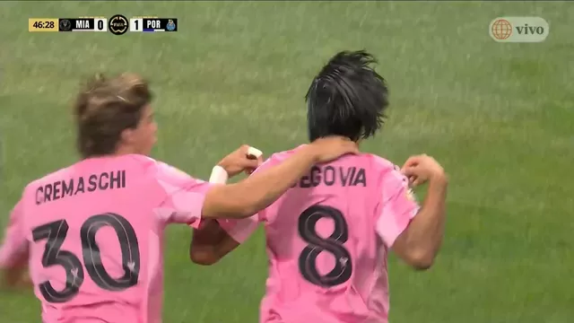 Telasco Segovia apareció para anotar un golazo en los primeros minutos del segundo tiempo del duelo entre Inter Miami y Porto. | Video: AD