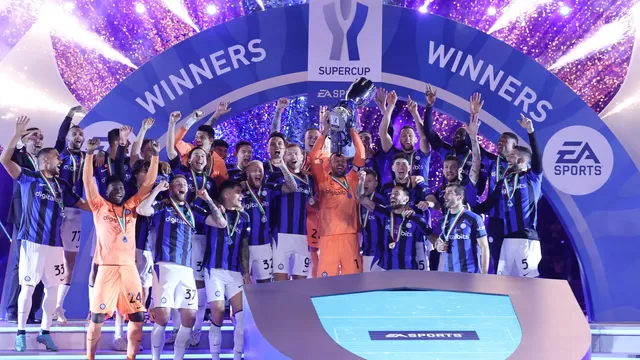Inter de Milán Campeón de la Supercopa de Italia / Foto: AFP