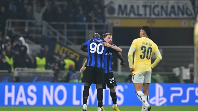 Romelu Lukaku anotó el solitario gol del Inter de Milán en la ida de los octavos de final de la Champions. | Foto: Inter