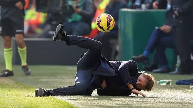 Inter de Milán: mira el doloroso pelotazo que sufrió Mancini en la cara