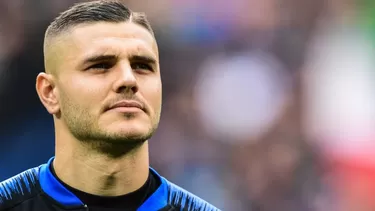 Mauro Icardi no está en los planes del entrenador Antonio Conte. | Foto: AFP