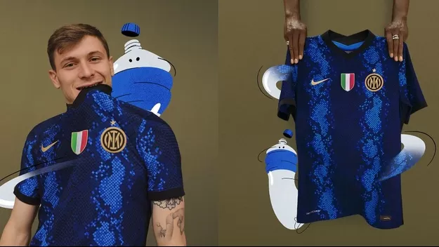 Inter de Milán presentó su nueva camiseta, realizada con un 95 % de materiales reciclados