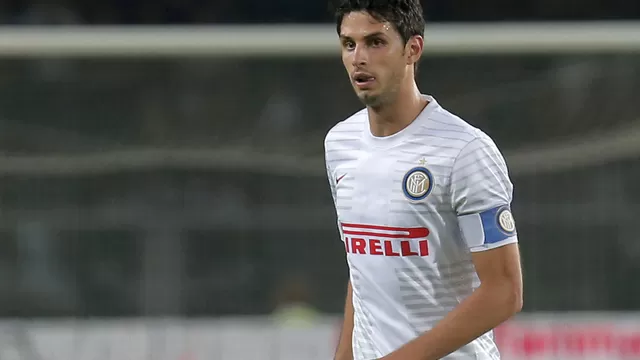 Inter de Milán cede a Andrea Ranocchia (Foto: AFP)