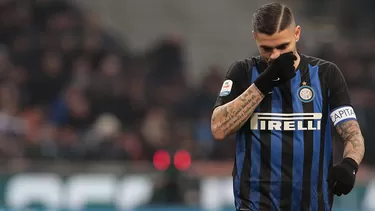Inter le quitó la capitanía a Icardi. | Foto: AFP Inter le quitó la capitanía a Icardi. | Foto: AFP
