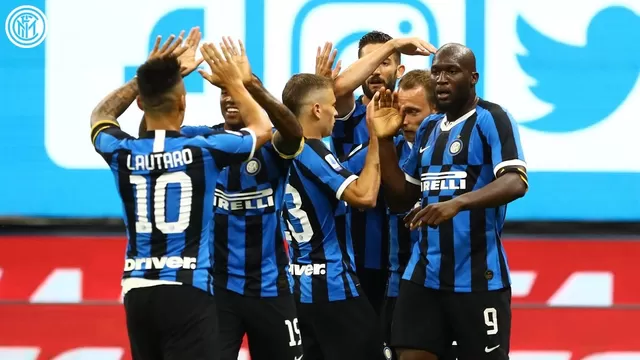 Inter alcanzó los 57 puntos y se ubica en la tercera casilla de la Serie A. | Foto: Inter de Milán