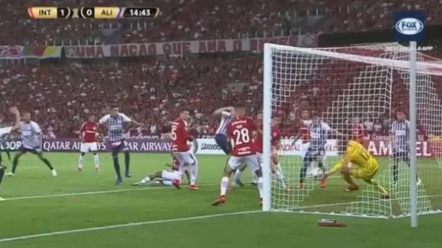 Portero Lomba ahogó el grito de gol de Alianza Lima | Foto: Captura Fox Sports.