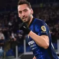 Inter vs. Roma: Hakan Calhanoglu marcó golazo olímpico con huacha incluida