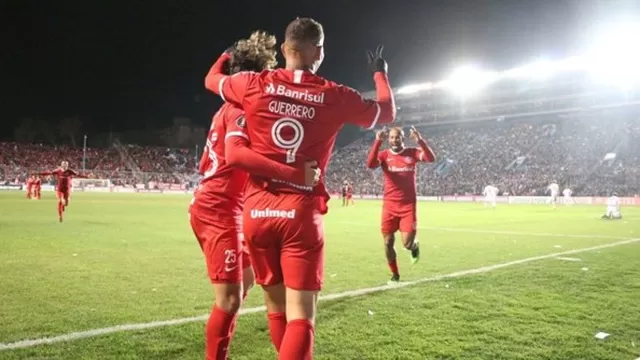 Guerrero anot&amp;oacute; el tanto de la victoria en el duelo de ida. | Foto: Inter de Porto Alegre