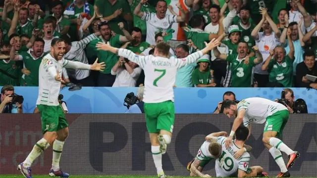 Irlanda venció 1-0 a Italia: enfrentará a Francia en octavos de la Euro