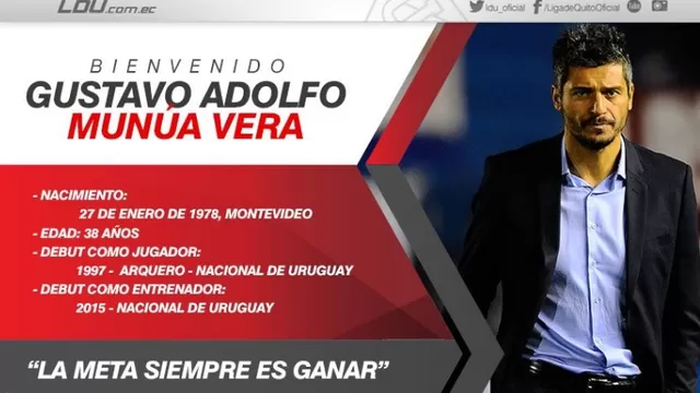 Irven Ávila: LDU de Quito nombró como nuevo DT a Gustavo Munúa-foto-2