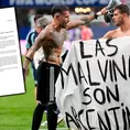 Islas Malvinas hizo CONTUNDENTE pedido a FIFA por la celebración de Argentina: "Personas.." Islas Malvinas hizo CONTUNDENTE pedido a FIFA por la celebración de Argentina: "Personas.."