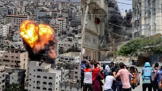 Escalada de violencia entre Israel y la Yihad islámica en Gaza. | Fotos: AFP/Video: @HoyPalestina