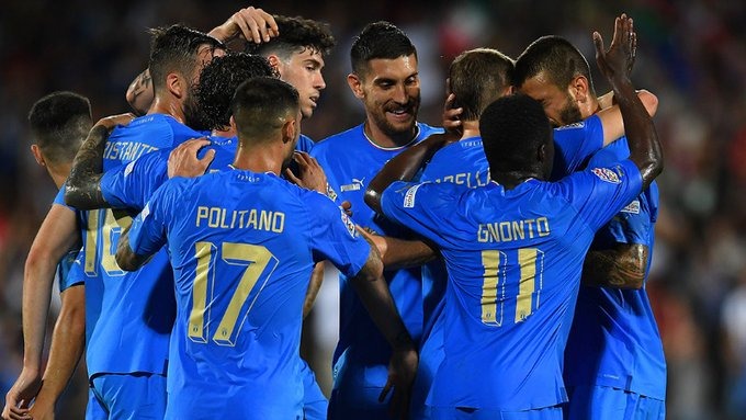 Italia venció 2-1 a Hungría por la Liga de Naciones