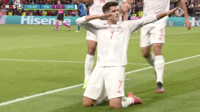 Álvaro Morata, atacante español de 28 años. | Video: DirecTV Sports