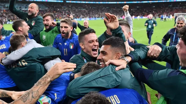 Italia eliminó a España por la vía de los penales y clasificó a la final de la Eurocopa | Foto: AFP.