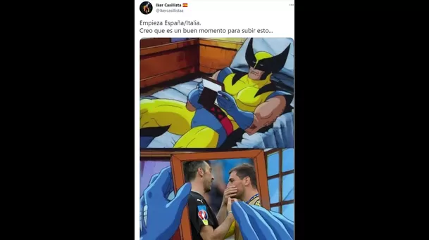 Los memes del triunfo de Italia sobre España por la semifinal de la Eurocopa.