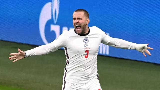 Italia vs. Inglaterra: Shaw marca el gol más rápido en una final de Eurocopa