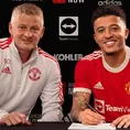 Jadon Sancho firma por el Manchester United hasta el 2026