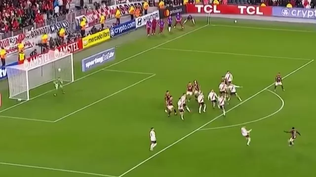 Así fue el golazo de Jairo Concha en el River Plate vs Universitario pro Copa Libertadores / Telefe