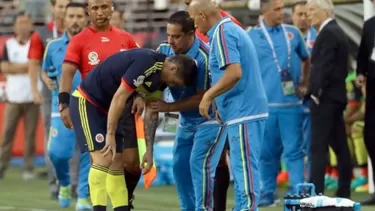James Rodríguez será baja ante Paraguay por luxación de hombro James Rodríguez será baja ante Paraguay por luxación de hombro