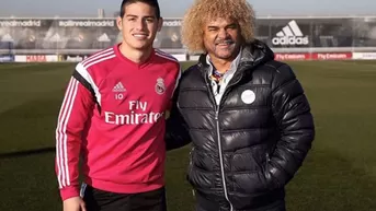 James Rodríguez no es del gusto de Zidane según el 'Pibe' Valderrama