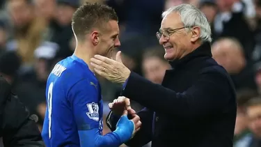 Vardy se despidió del DT italiano con un mensaje en redes.