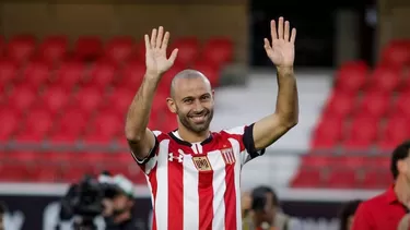 Javier Mascherano cuelga los chimpunes. | Foto: Estudiantes