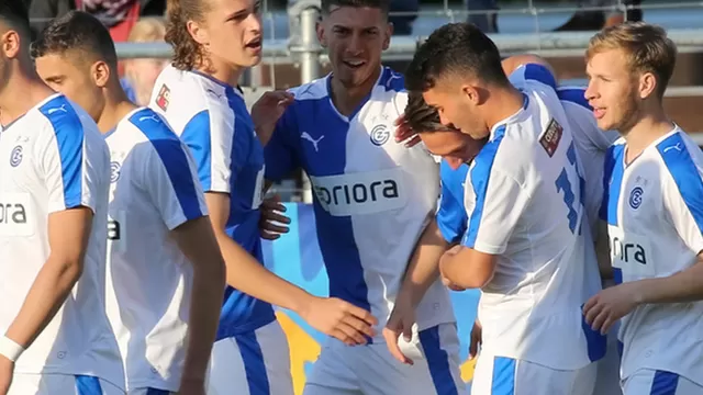 Jean-Pierre Rhyner anotó en goleada 3-0 del Grasshopper al Benfica