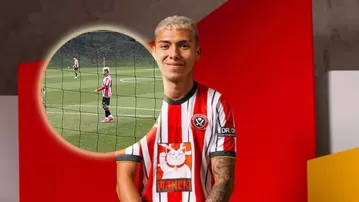 Jefferson Cáceres anotó su primer gol con el Sheffield United