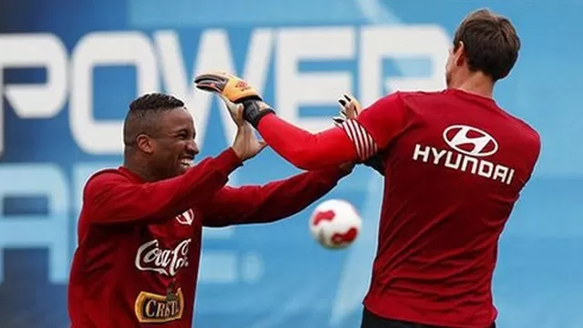Jefferson Farfán y Diego Penny han entrenado en la selección peruana | Foto: Líbero.