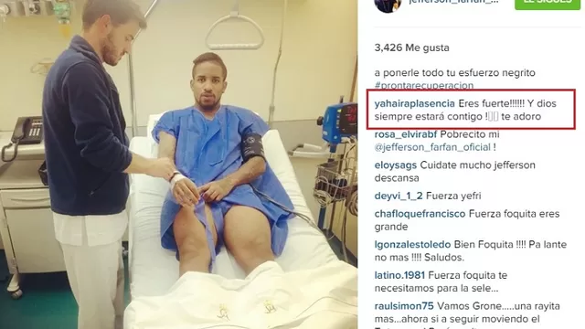 Jefferson Farf&amp;aacute;n fue operado del tobillo izquierdo.-foto-2