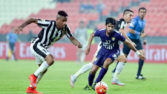 Jefferson Farfán y el palo que le negó primer gol oficial en Al Jazira