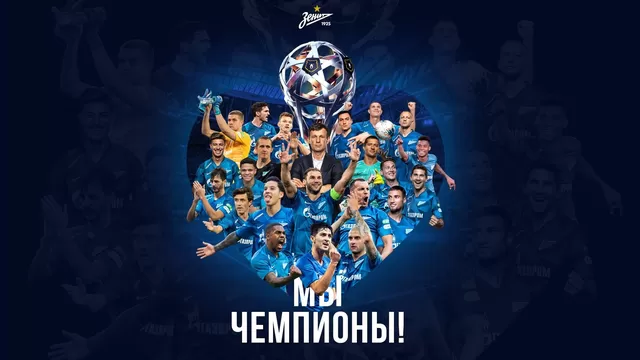 Zenit se proclamó campeón de la Premier League de Rusia