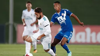 Jeisson Martínez: peruano le marcó al Real Madrid Castilla