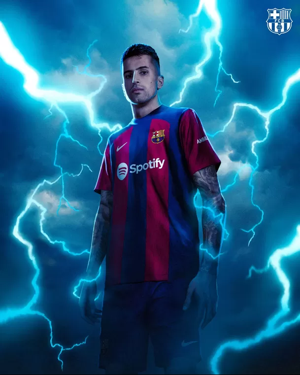 Joao Cancelo al Barcelona. | Imagen: @FCBarcelona