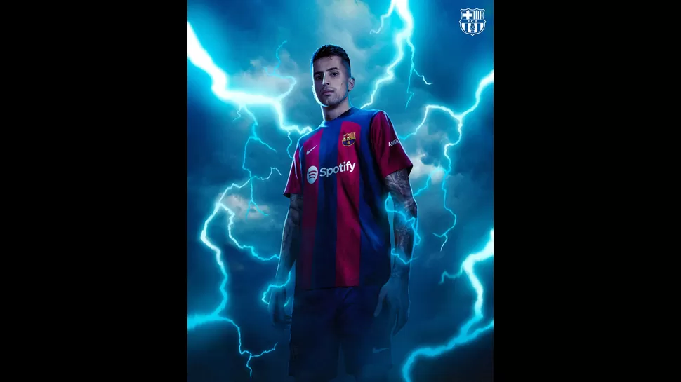 Joao Cancelo al Barcelona. | Imagen: @FCBarcelona