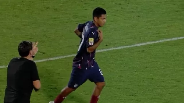 Joao Grimaldo ingresó sobre el final del partido y realizó su debut con el Partizán. | Video: IG Partizán.