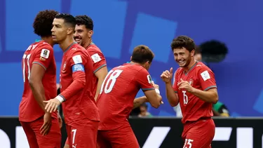 Joao Neves remató de cabeza y anotó el 1-0 de Portugal vs RD Congo por la primera fecha del Mundial 2026 / Foto: Reuters / Phil Noble Joao Neves remató de cabeza y anotó el 1-0 de Portugal vs RD Congo por la primera fecha del Mundial 2026 / Foto: Reuters / Phil Noble