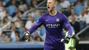 Hart, portero del Manchester City.