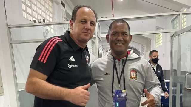 Johnny Vegas conoció a Rogerio Ceni tras partido entre Ayacucho FC y Sao Paulo