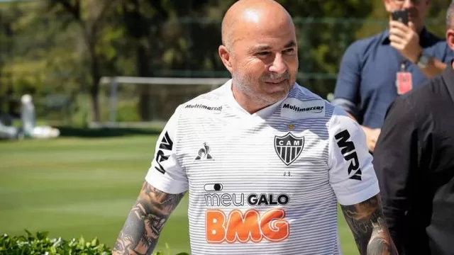 Sampaoli dirige actualmente al Atlético Mineiro  de Brasil. | Foto: Twitter.