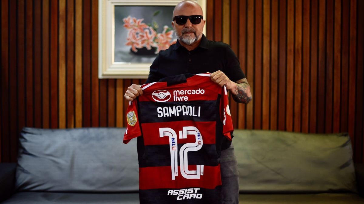 Jorge Sampaoli. | Foto/Video: Flamengo