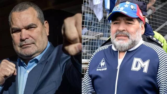 José Luis Chilavert le &#39;pegó&#39; a Maradona | Foto: AFP.